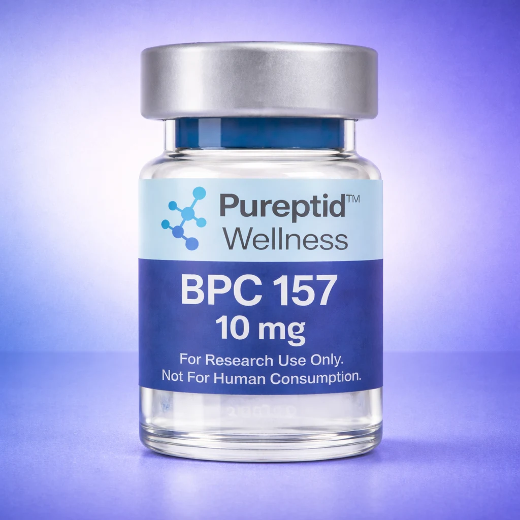 Home BPC-157 10mg | Laboratory Research Peptide | Pureptid Wellness. BPC-157 10mg vial for laboratory research use only - not for human consumption