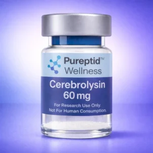 Cerebrolysin 60mg | Neuropeptide Complex Research | Pureptid. Cerebrolysin 60mg Neuropeptide Complex vial for laboratory research use only - not for human consumption