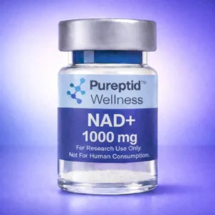 NAD+ 1000mg Nicotinamide Adenine Dinucleotide vial for laboratory research use only - not for human consumption